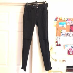 AMERICAN EAGLE Black Skinny Jeans